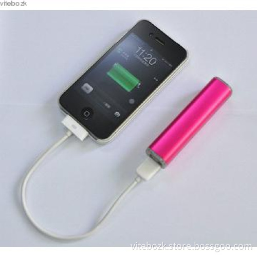 External Powre Bank 2600mAh with Rainbow colors for Smartphones